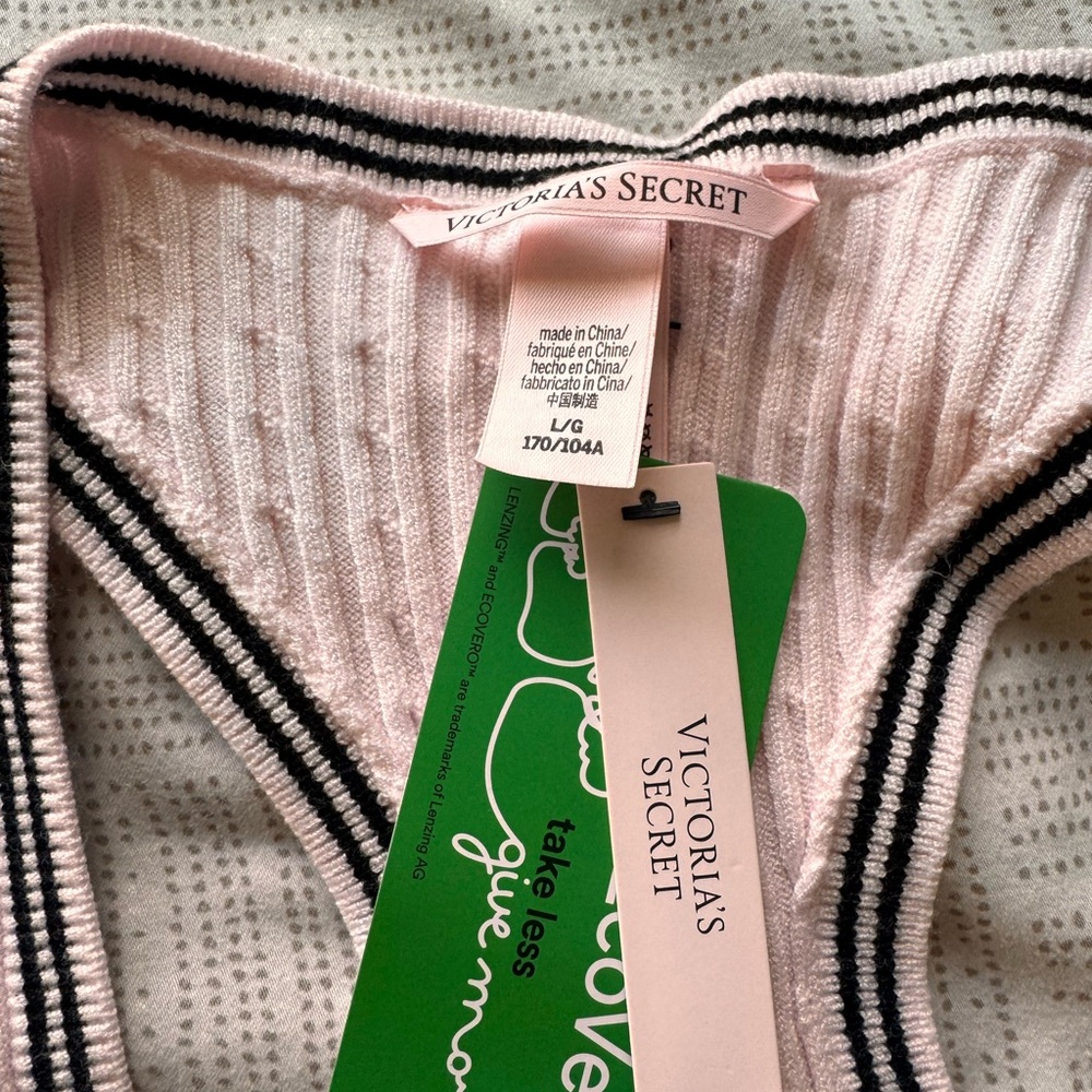 White Ribbed Tank Top - Picture 2 of 2